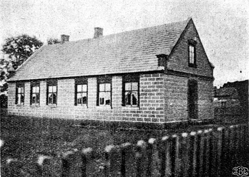 protestancka szkoła w Starym Czachulcu 1933r
